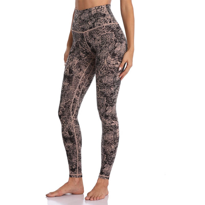 Pantalones Delgados de Yoga Estampados para Mujer para Otoño e Invierno