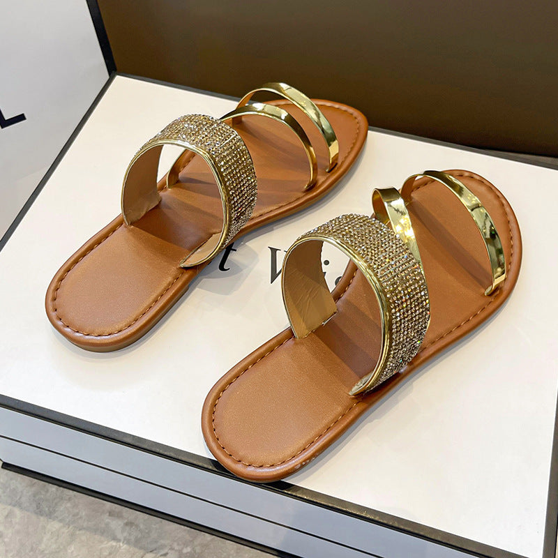 Sandalias Planas de Moda de Verano