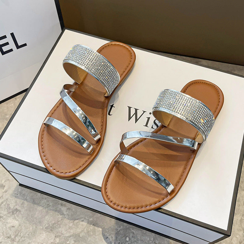 Sandalias Planas de Moda de Verano