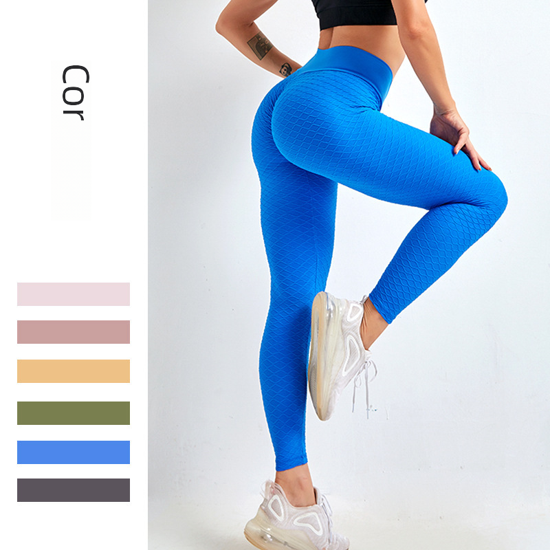 Leggings Elevadores de Glúteos de Cintura Alta Sin Costuras