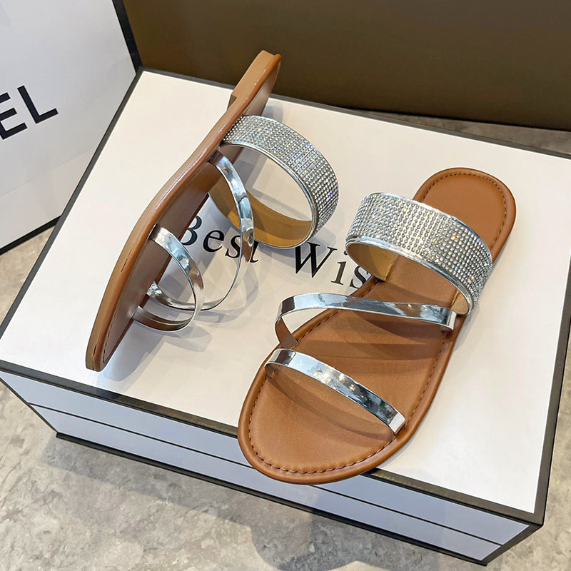 Sandalias Planas de Moda de Verano