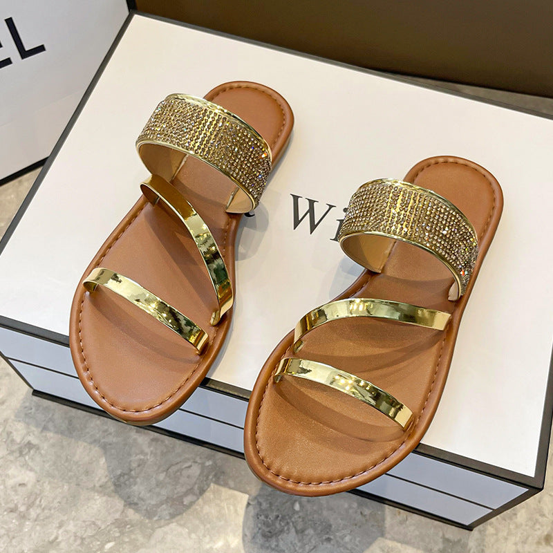 Sandalias Planas de Moda de Verano