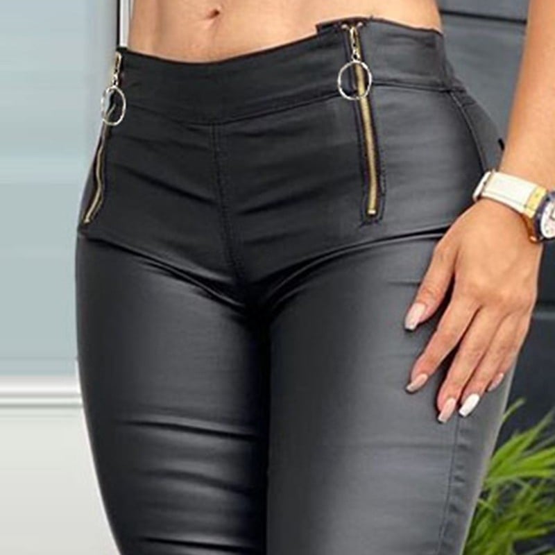 Pantalones Negros Ajustados para Mujer