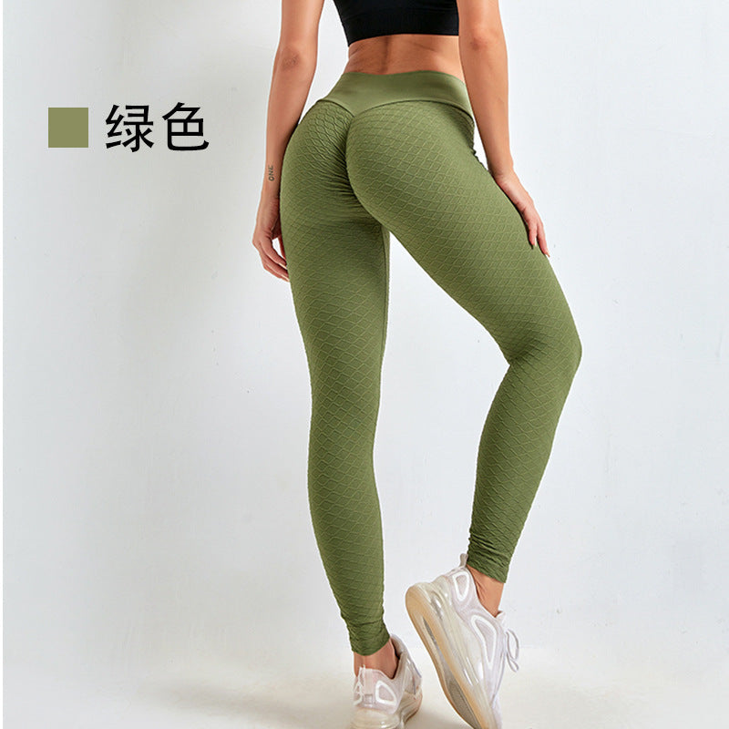 Leggings Elevadores de Glúteos de Cintura Alta Sin Costuras