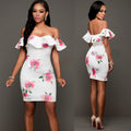 Vestido de Fiesta , Vestido de Cóctel Sexy con Hombros al Descubierto